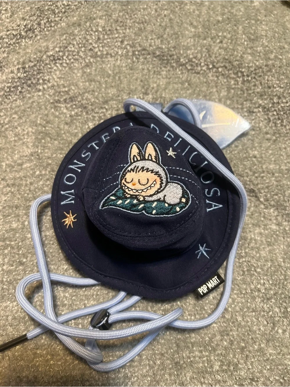 Labubu Mini Hat Lanyard